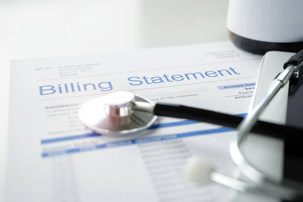 Health care billing statement. — Stock Photo, Image