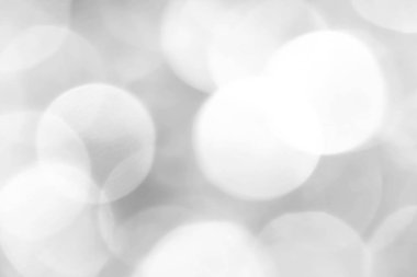 Beyaz renk arkaplan ile gri bokeh