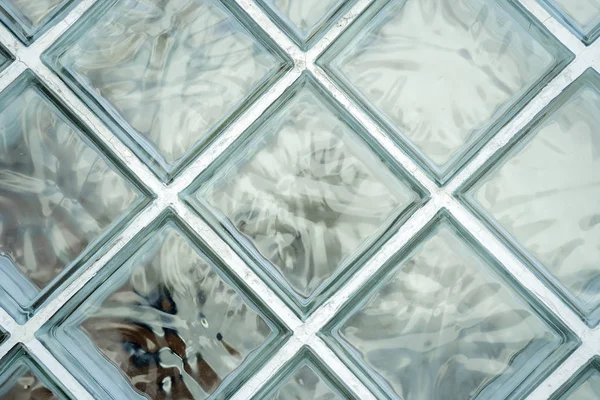Pared de ladrillo de vidrio viejo — Foto de Stock