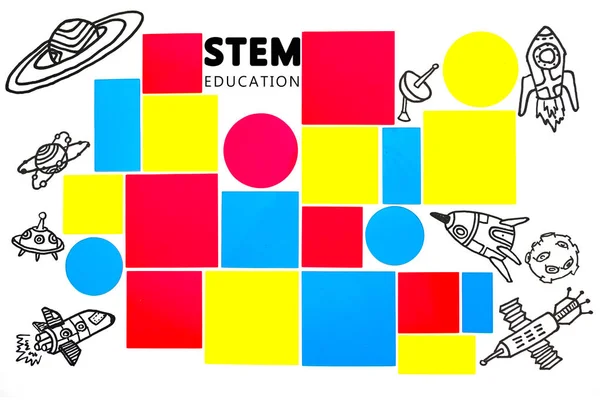 STEM Onderwijsconcept. — Stockfoto