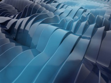 Soyut girdap renkli şekil arka plan. 3D render