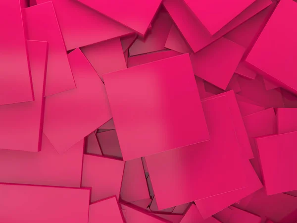 Rudé náměstí abstraktní pozadí. 3D vykreslování — Stock fotografie