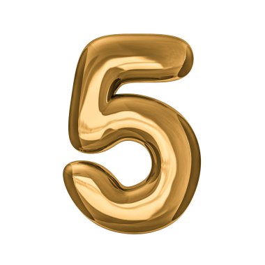 Şişme balon üzerinde şeffaf izole yapılan altın basamak 