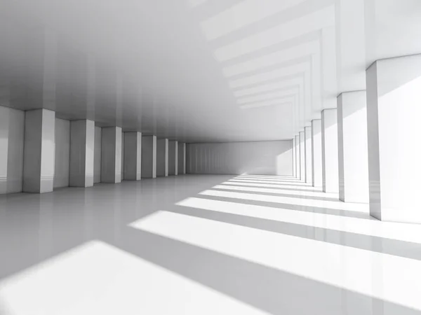 Абстрактный фон современной архитектуры, пустое белое открытое пространство — стоковое фото