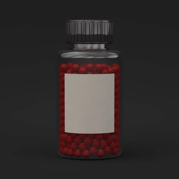 Blank template jar. 3D rendrering — Stock Photo, Image