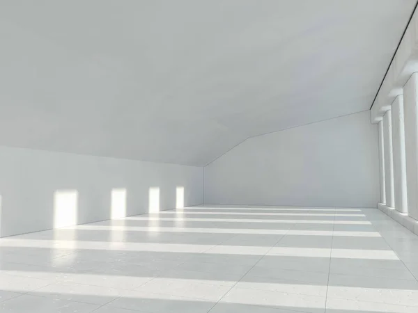 White architecture background. Abstract architectural interior. — Stock Photo, Image