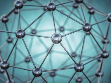 Moleküler yapısı. 3D render