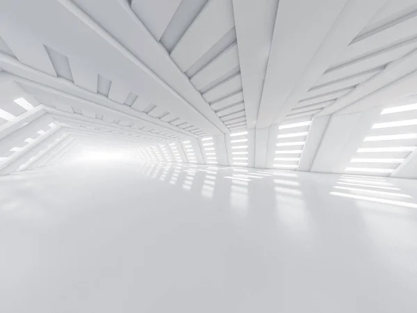 近代建築背景を抽象化、空の白のオープン スペース — ストック写真