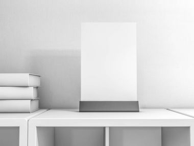 Tablo çadır tasarım tanıtımı için. 3D render