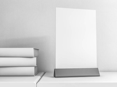 Tablo çadır tasarım tanıtımı için. 3D render