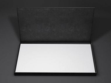 Boş kartvizit. Mock-up kimlik marka için. 3D renderin