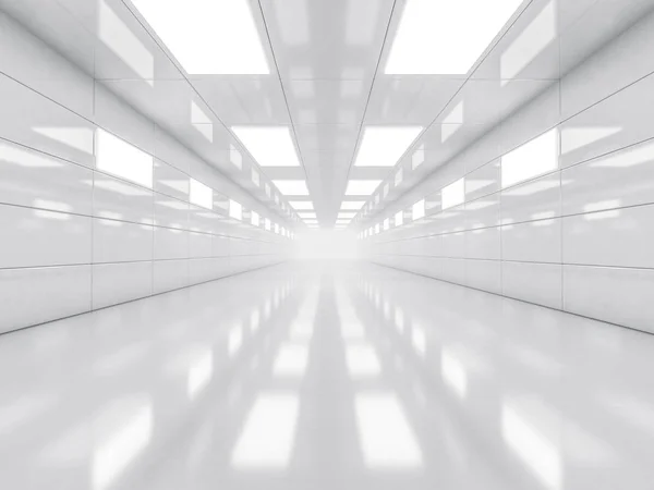 Fondo de arquitectura moderna abstracta, espacio abierto blanco vacío —  Fotos de Stock