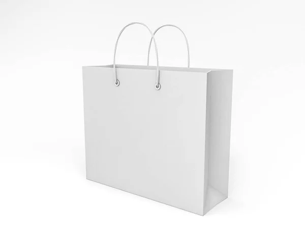 Prázdný nákupní taška pro reklamu a značku. 3D vykreslování — Stock fotografie