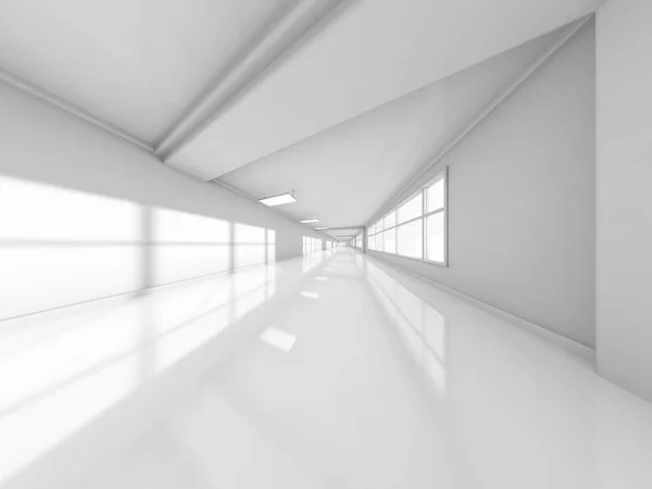 Abstract achtergrond van moderne architectuur, lege witte open ruimte — Stockfoto