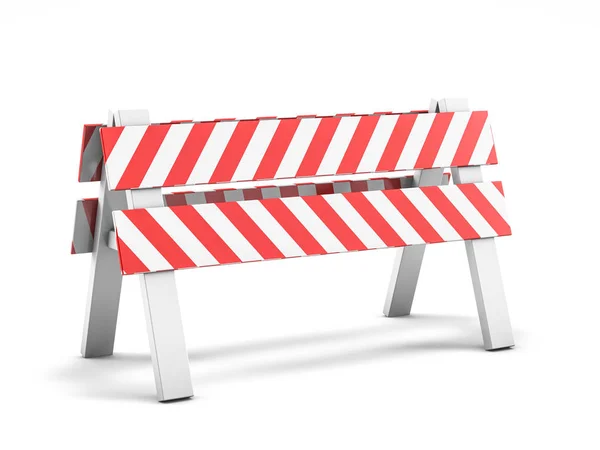 Road repair, under construction road sign. 3D rendering — Stock Photo, Image