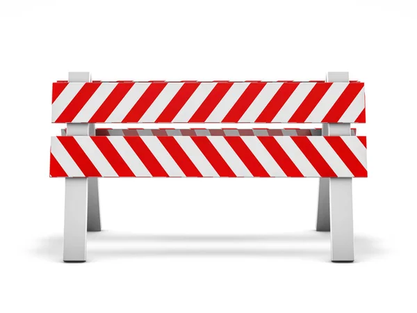 Road repair, under construction road sign. 3D rendering — Stock Photo, Image