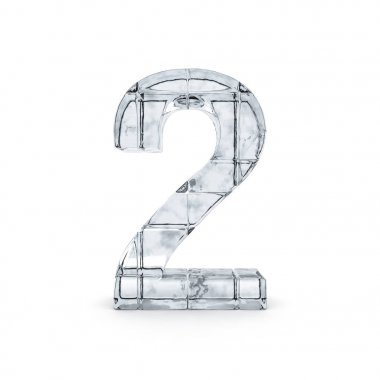 Buzdan yapılan rakam. 3D render