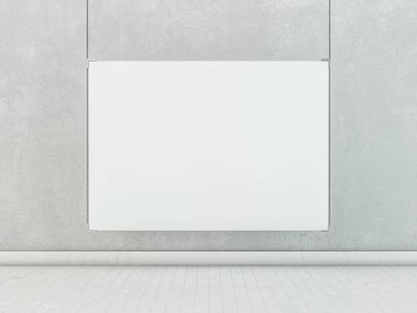 Boş afiş poster, mockup. 3D render