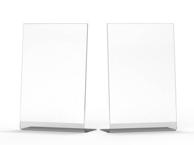 Menü Çerçeve tablo sahte. 3D render