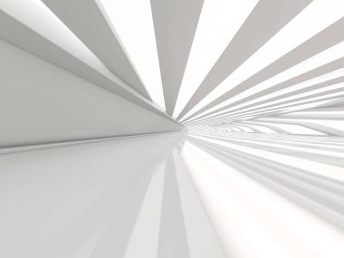 Modern mimari arka plan, beyaz açık alan boş 