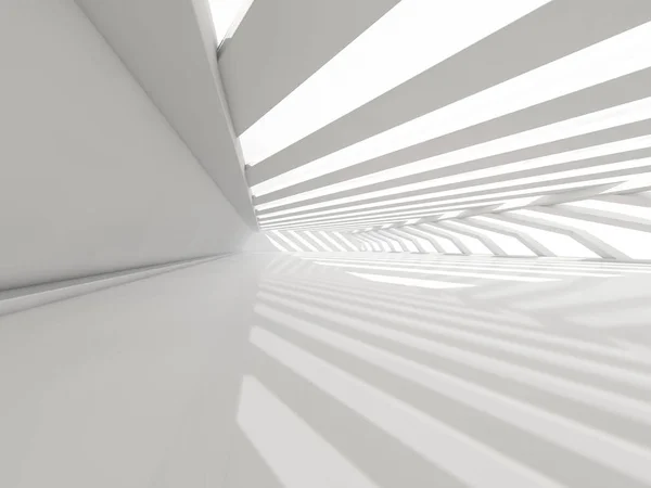 Abstrakte moderne Architektur Hintergrund, leerer weißer offener Raum — Stockfoto