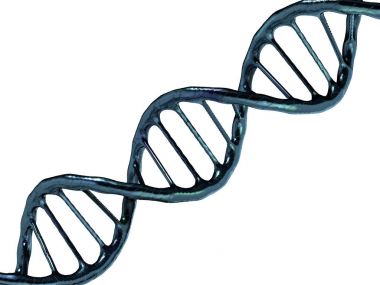 Dijital illüstrasyon bir Dna modeli. 3D render