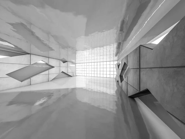 Abstrakte moderne Architektur Hintergrund, leere Freiraum interi — Stockfoto