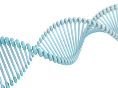 DNA zinciri. Bilimsel arka plan. 3D render