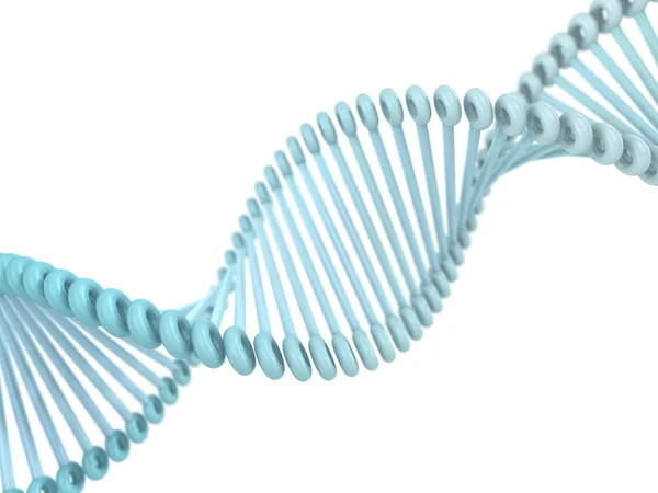 DNA-kedjan. Abstrakta vetenskapliga bakgrund. 3D-rendering — Stockfoto