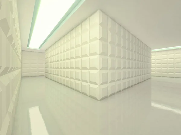 Абстрактный современный архитектурный фон. 3d-рендеринг — стоковое фото