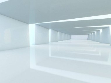 Soyut modern mimari arka plan. 3d oluşturma