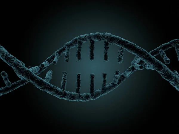 Łańcuch DNA. Streszczenie tło naukowe. renderowania 3D — Zdjęcie stockowe