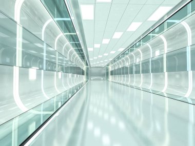 Soyut modern mimari arka plan. 3d oluşturma