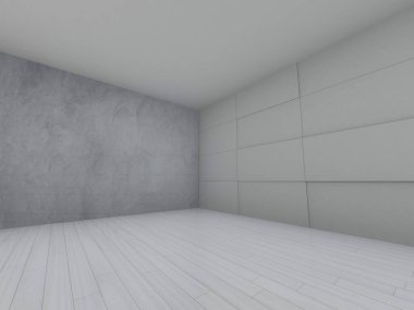 Modern mimari arka plan. 3D