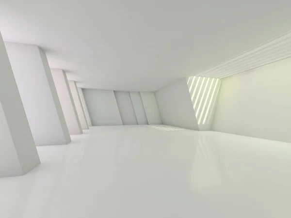 Abstrakte moderne Architektur Hintergrund. 3d — Stockfoto