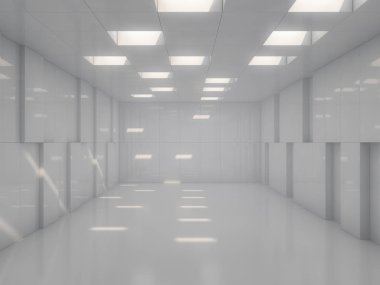 Modern mimari arka plan. 3D