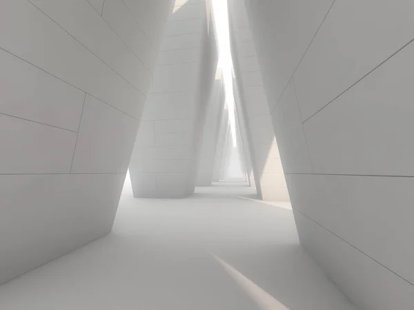 Fondo abstracto de arquitectura moderna. 3D —  Fotos de Stock