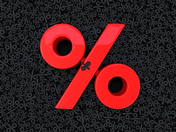 Szezonális értékesítés fekete háttér százalékos kedvezmény minta. 3d — Stock Fotó