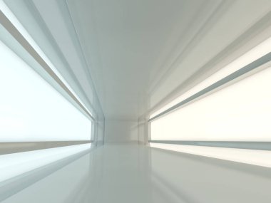 Modern mimari arka plan. 3D