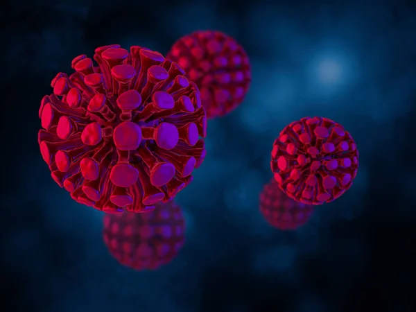 Cina patogeno coronavirus respiratorio 2019-ncov influenza. Concetto di rischio pandemico. 3D — Foto Stock