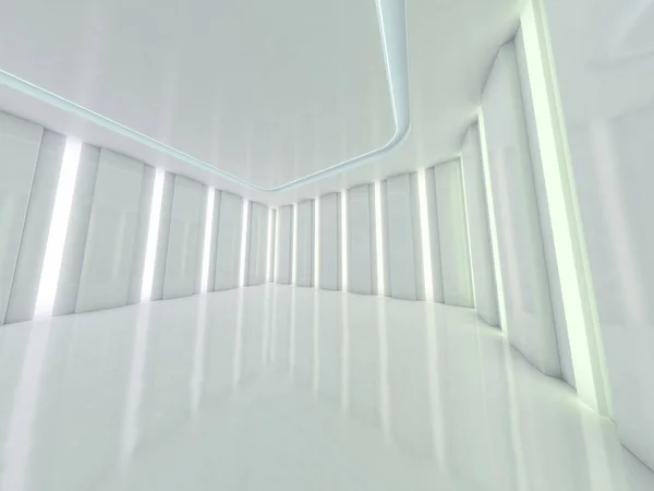 Fondo Arquitectura Moderna Abstracta Espacio Abierto Vacío Interior Renderizado — Foto de Stock