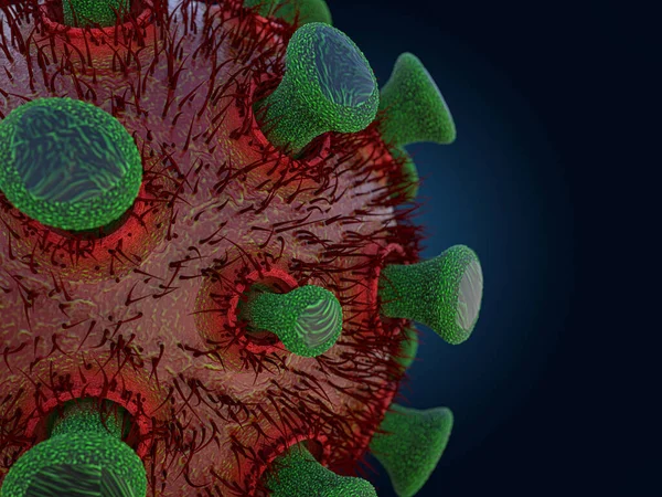 Κόβιντ Παθογόνο Αναπνευστικό Coronavirus 2019 Ncov Γρίπη Έννοια Πανδημικού Κινδύνου — Φωτογραφία Αρχείου