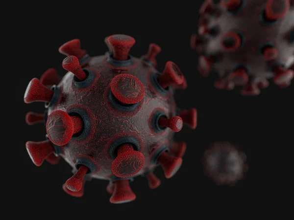 Covid Coronavirus Respiratorio Patógeno 2019 Ncov Influenza Concepto Riesgo Pandémico — Foto de Stock