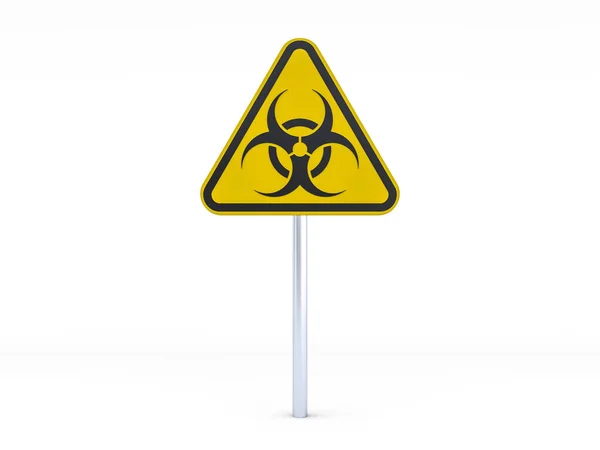Virus Covid Pandemisch Risico Alarm Biologisch Gevarenbord Waarschuwing Van Het — Stockfoto