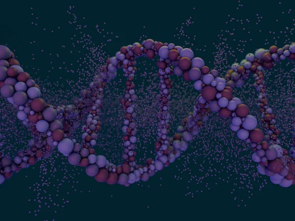 Chaîne Adn Contexte Scientifique Abstrait Belle Illustration Biotechnologie Biochimie Génétique — Photo
