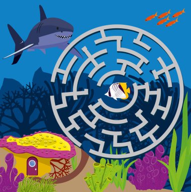 çocuklar için labirent oyunu