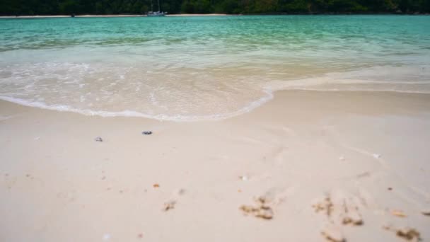 Sea of ������Ko Rok indigo water dark blue beautiful Krabi Thailand Asia — 图库视频影像