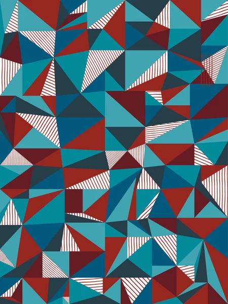 Vector Colorido Abstracto Geométrico Sin Costura Fondo Del Patrón Perfecto — Archivo Imágenes Vectoriales