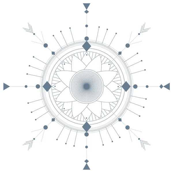 Vektor Okkulte Hexe Und Magisches Symbol Glückskristalle Edelsteine Reize Zaubersprüche Stockvektor