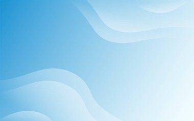 Dalga konsepti mavi eğri vektör arkaplan çizimi.